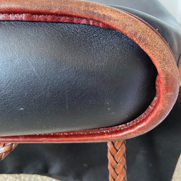 Brighton Black and Brown Leather Tote - Picture 6 of 6
